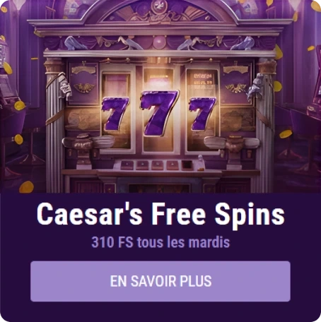 Caesars Free Spins weekly promotion